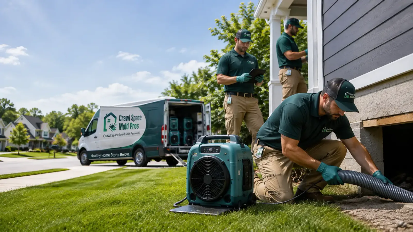 Crawl Space Mold Removal in Elrama, PA
